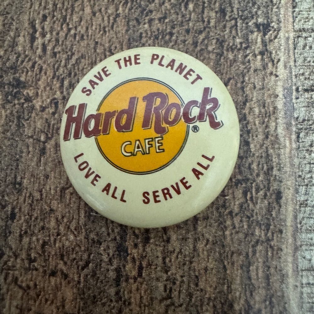 Hard Rock Cafe love all serve all pin